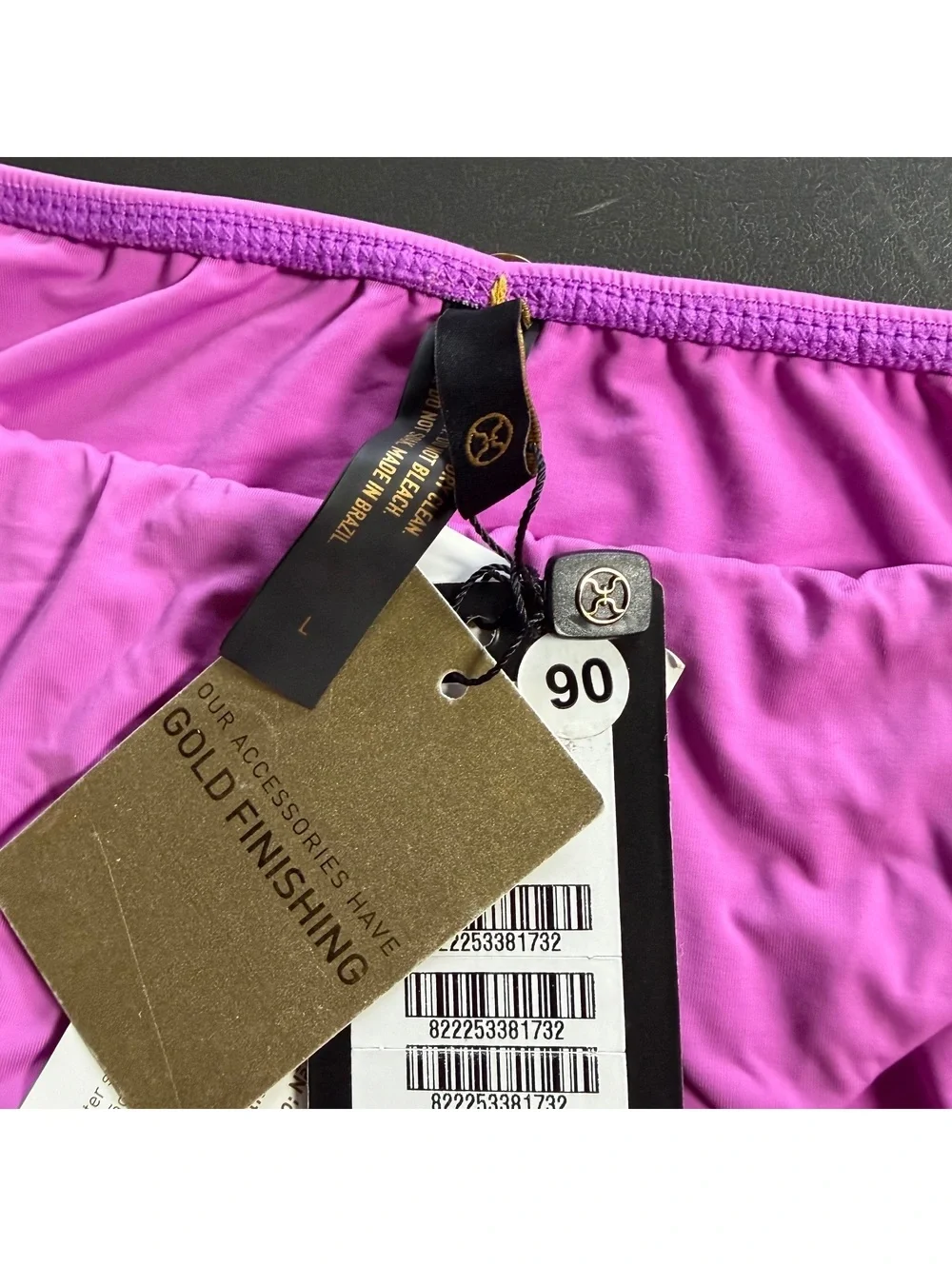 VIX by PAULA HERMANNY LOTUS Bio basic bikini swim bottom $94 size L NWT